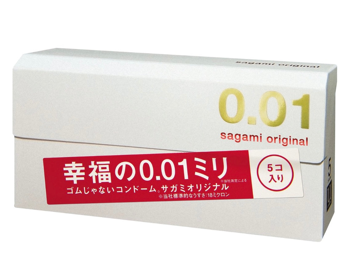 Sagami Original 0.01 Condom (Box of 5)